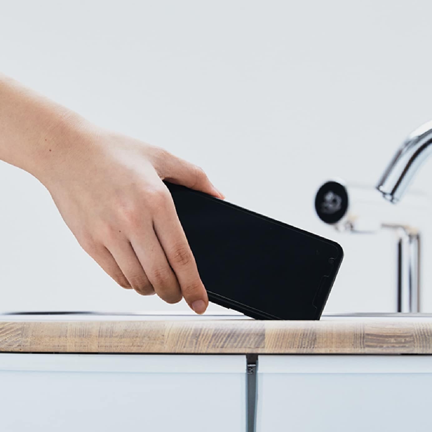 Keep not only your hands, but your smartphone clean too.