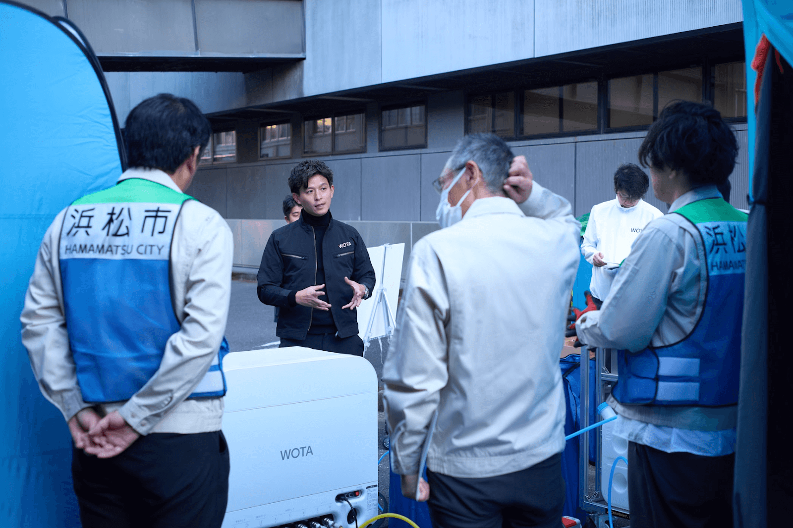 浜松市にて「WOTA BOX」お披露目会・商品レクチャーを実施しました